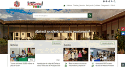 Desktop Screenshot of huila.gov.co